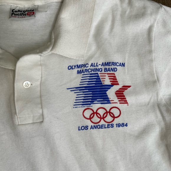 Vintage Shirts Vintage 984 La Olympic Marching Band Polo Poshmark